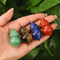 Smooth Crystal Silver Pendulum Pendant Healing Gemstones DIY Jewelry Supplies Wholesales