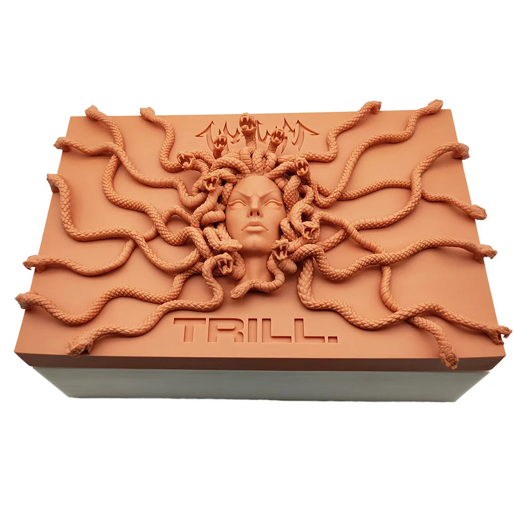 Professional Custom 3D Printing Rapid Prototyping Service for High Precision Red Wax Puppet Model with CNC Machining