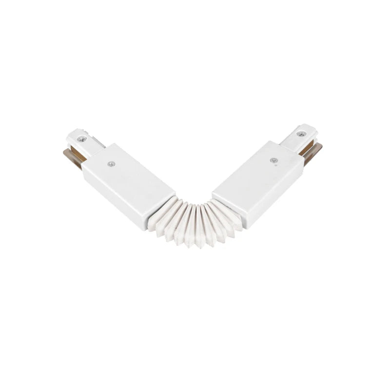 Track Connector 2-Wire Track Rail Flexible Connector Joiner Light Mounted Fitting