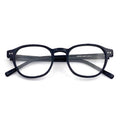 Premium Vintage Eyewear Frames for Men All Face Black Acetate Eyeglasses Gafas De Acetato Negro
