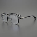 CH8012 New Good Quality Marble Black Photography Square Fashionable Compliant Ti Pilot Square Frame Myopia Prescriptions Glasses