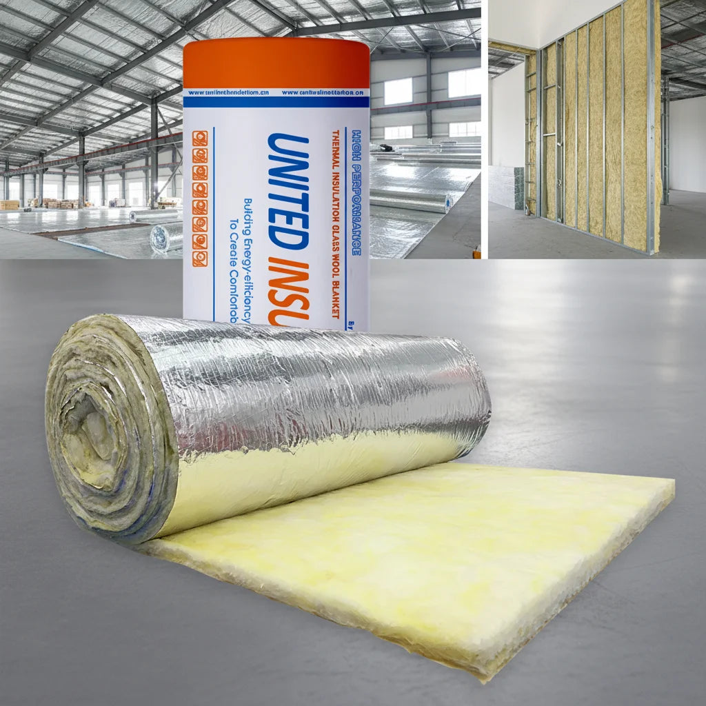 UET Laine De Verre 50mm 100mm Glasswool Insulation with CE