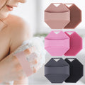 Lohass Soft Bristle Silicone Body Exfoliating Brush Manual Handheld Body Cleansing Scrubber Silicone Body Scrubber Brush