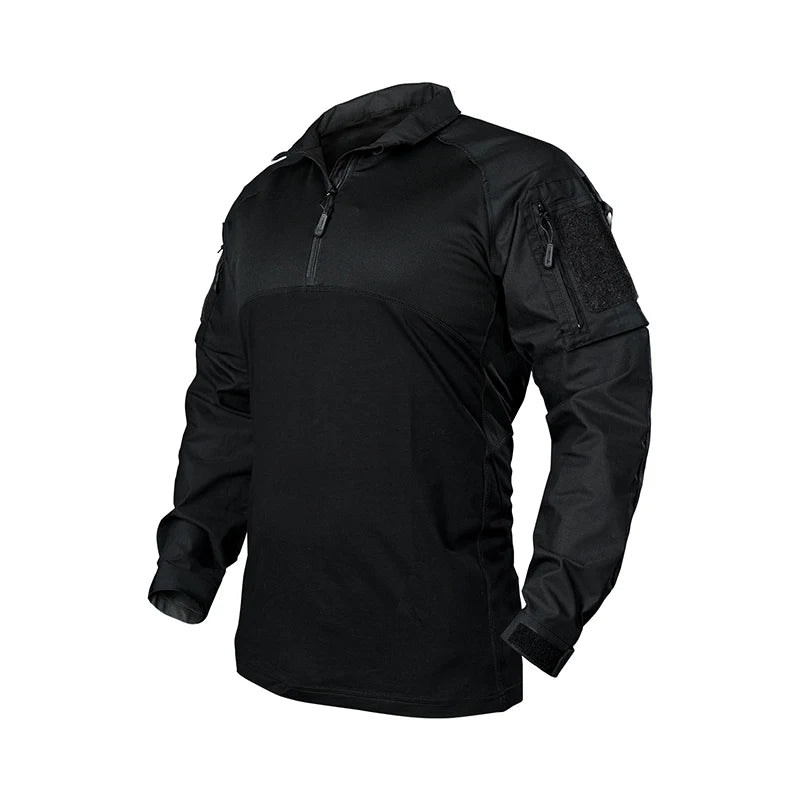 IDOGEAR New Arrival Men BSR Tactical Top Long Sleeve Shirt Combat Clothing Combat Shirts Camo Shirt with Elbow Pads