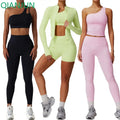 2025 New Fitness Gym Wear Women Yoga Sets Casual  Women Yoga Set Sports Fitness Active Running Workout Sets