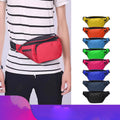 2024 Hot Sale  Custom Logo Portable Light Waterproof  Smooth Simple Waist Bag