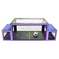 Amusement Machine LED Light Subsoccer 3 Table Football Game With Two Chairs Sitting Football Sub Soccer Under the Table