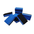 High Quality Microfiber Nano Ceramic Car Coating Applicator Sponge Brush Quick-Dry Woven Rectangle Polishing Pad Factory Direct