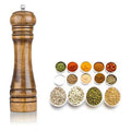 Factory Price Coarseness Adjustable Oak Wood Pepper Salt Grinder Premium Wooden Pepper Mill