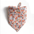 2021 New Wholesale Flowers Pattern Pet Bandanas Saliva Towel Dog Triangle Scarf