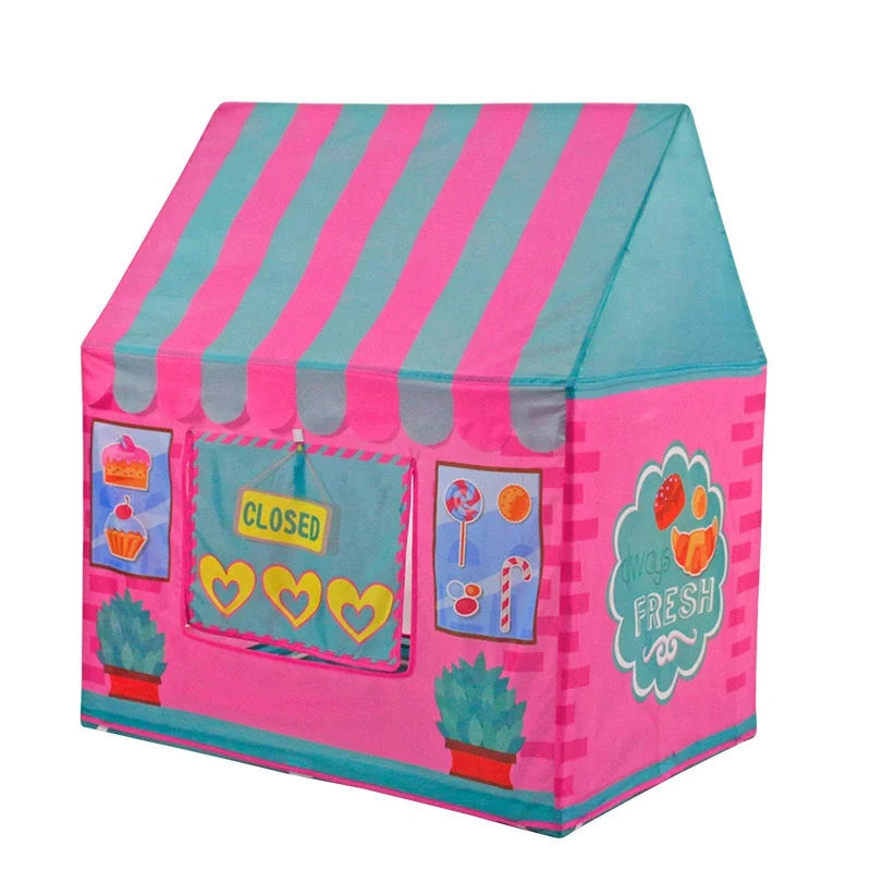 Indoor Kid's Play Tent Toy Small House Lovely Children's Game Rocket Tent House Party Present