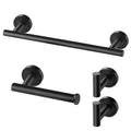 Cheap Bathroom Accessories Set 304 Stainless Steel Towel bar 4-piece Sets Wall Mount Towel Ring Toilet Paper Roll Holder Set