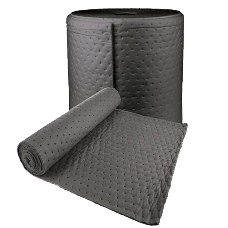 Oilspillpro Gua-R0200 Free Sample Large Spill Control Workplace Gray Absorbent Mat Universal Absorbent Roll Lab
