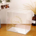 OurWarm Acrylic Wedding Card Box Box With Stickers for Party Graduation Birthday Baby Shower Decorations