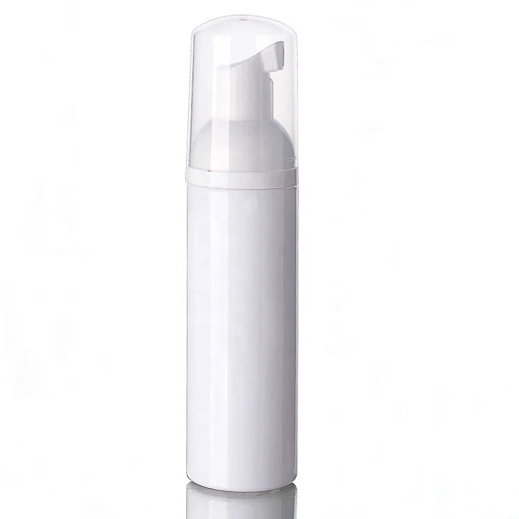 Foam Pump Bottle 100ml 60ml White Plastic Mousse Soap Dispenser Hand Liquid Cosmetic Empty Foaming Facial Wash Cleanser Bottle
