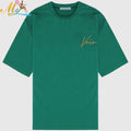 2022 Summer New Men's Short-sleeved Loose Crew Neck Embroidery Pattern Tailor-made T-shirt