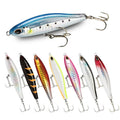 WEIHE 8cm 16g 10 Colors Artificial Pencil Hard Lure Lifelike Fishing Lure ABS Plastic Swimbait for Casting