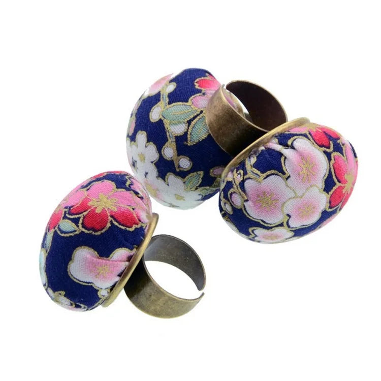 Wholesale Random Color Sewing Tool Accessories Ring Needle Pin Cushion Finger Pin Pin Cushion