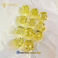 Custom Fancy Vivid Yellow Lab Diamond 1ct VS Multiple Cut IGI Certified Loose Yellow Lab Grown Diamond