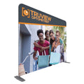Foldable Decorative Background Frame Aluminum Frame Elastic Fabric Cover Customized Exhibition Stand