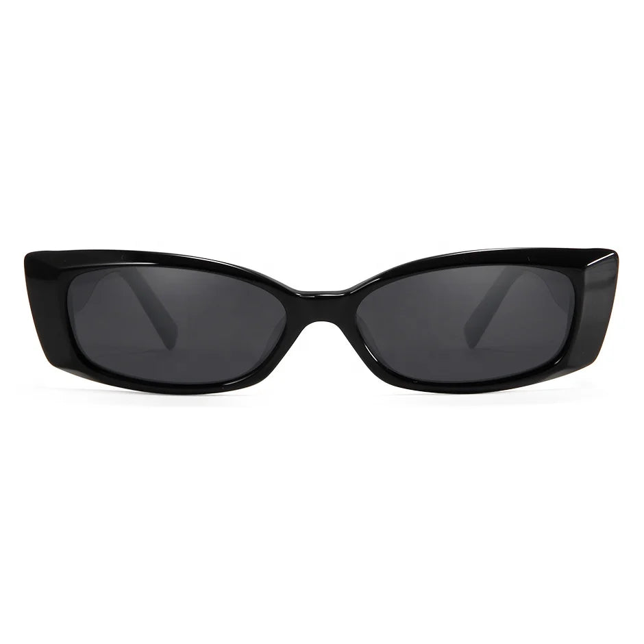 Trending Small Lens Cat Eye Glasses Polarized Designer Sunglasses for Women Ladies Shades Acetate Frame Rectangle Men Sun Glass MegaBDM