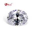 Ready Stock 3*4mm to 12*16mm Loose Cz G White Very Light Yellow 5a Grade Oval Cut Cubic Zirconia