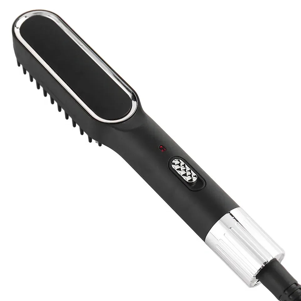 Ceramic Negative Ion Quick Heating Beard Comb 360 Degree Anti-winding Power Cord Apply to Hair and Beard Scald Prevention Design