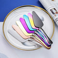 1010 Stainless Steel Toothed Cake Shovel Kitchen Baking Tools Colorful Shovel Restaurant Cheese Pizza Knife