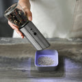 Hot Sell USB Rechargeable Gravity Stainless Steel Salt and Pepper Grinder with LED Light