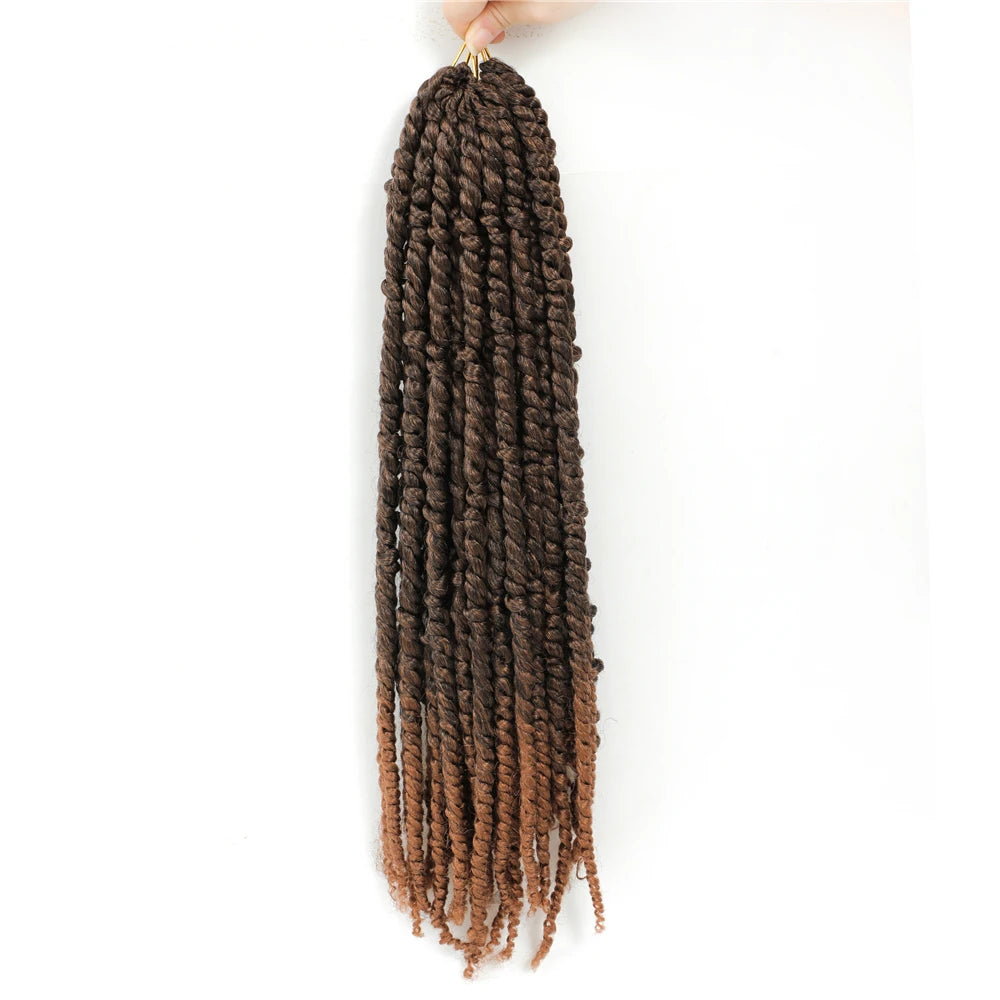 X-TRESS Popular Pre Stretched PT Afro Natural Braids Hair Bundle for Women Heat Resistant Synthetic Braiding Hair Extensions