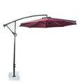 FEAMONT Large Outdoor Umbrella Waterproof Aluminum Banana Square Garden Parasol Big Size Fabric Patio Umbrellas UV Printing