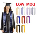 Manufacturer Supply 2026 Graduation Stole Wholesale Satin Polyester Sublimation Blanks Embroidered Graduation Stole