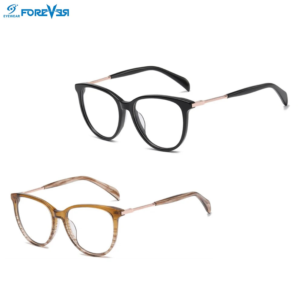 2024 New Arrival Stock Eyeglass Frames Women Eyewear Fashion Spectacles Eyeglasses Optical Frames