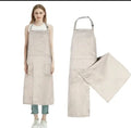 Pottery Split Leg Apron Long Making Ceramic Apron with 3 Pockets for Men and Women Long Artist Apron