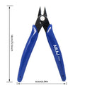 AIRAJ Mini Multifunction Pliers DIY Electrical Wire Cable Cutters Nipper Hand Tools Aluminum Flush Stainless Steel Side Snips