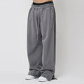Streetwear Casual Mid Waist Sweat Suits Zipper Hoodies Tracksuit Set Distress Patch Flared Sweatpants Jogger