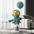 3D Resin Fiberglass Art Portrait Ornament Space Station Astronaut Astronauta Sculpture Decor for Floor Decoration