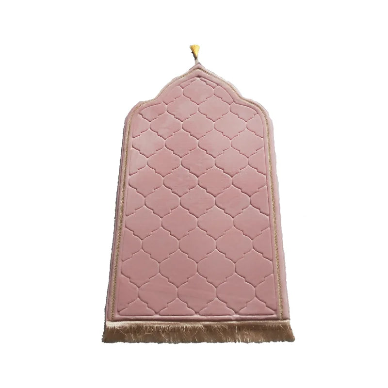 Wholesale Tapis De Priere Islam Prayer Mat  Quilted Thick Padded Prayer Rug