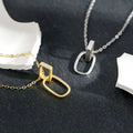 Minimalist Jewelry Custom Pendant New Fashion 925 Sterling Silver Necklace