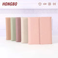 Hongbo Best Seller A7 Cash Binder Wallet Ready to Ship 9 Existing Colors Leather Document Holder in Fly Leaf Bag Shape