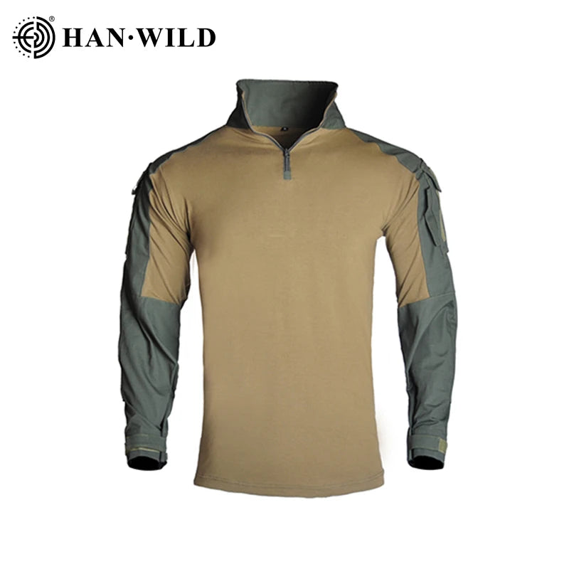 HAN WILD Outdoor Training G3 Frog Suit Long-sleeved  Suit Camouflage Tactical Suit