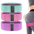 Fitness Latex Resistance Band Loop Yoga Workout Band Polyester Buttocks Expansion Bands for Home Indoor Exercise Sport Equipment