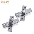 Adjustable 360 Degree Rotating Door Pivot Hinge Easy Installation Stainless Steel Wooden Glass Invisible Door Joints