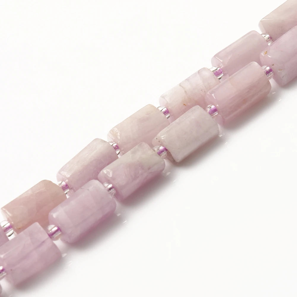 Wholesale 8*11mm Purple Spodum Stone Beads Cylinder Shape Loose Beads For Jewelry DIY Bracelet Necklace
