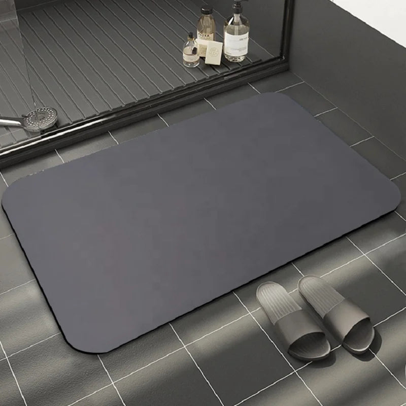 Quick Dry Eco-Friendly Soft Microfiber Absorbent Modern Shower Mat Foot 16X20 Non-slip MegaBDM