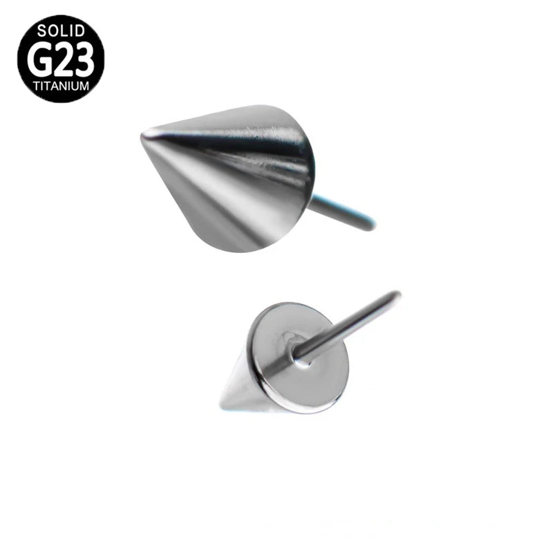 GZN Piercing Titanium Threadless & Push Pin Jewelry Spike