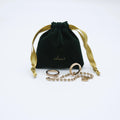 Fashion Velvet Suede Jewelry Gift Pouch Drawstring Bags With Printed Custom Logo