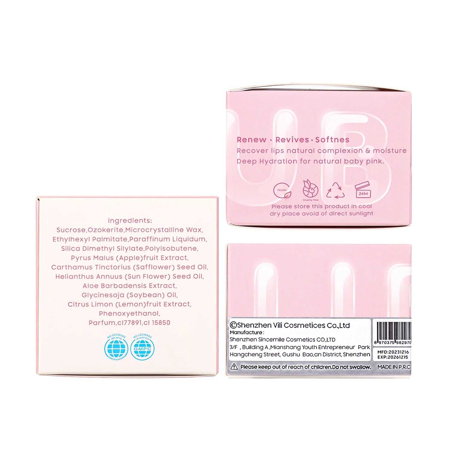 Competitive Price Lip Exfoliating Scrub Tubes Magic Lighting Lip Scrub