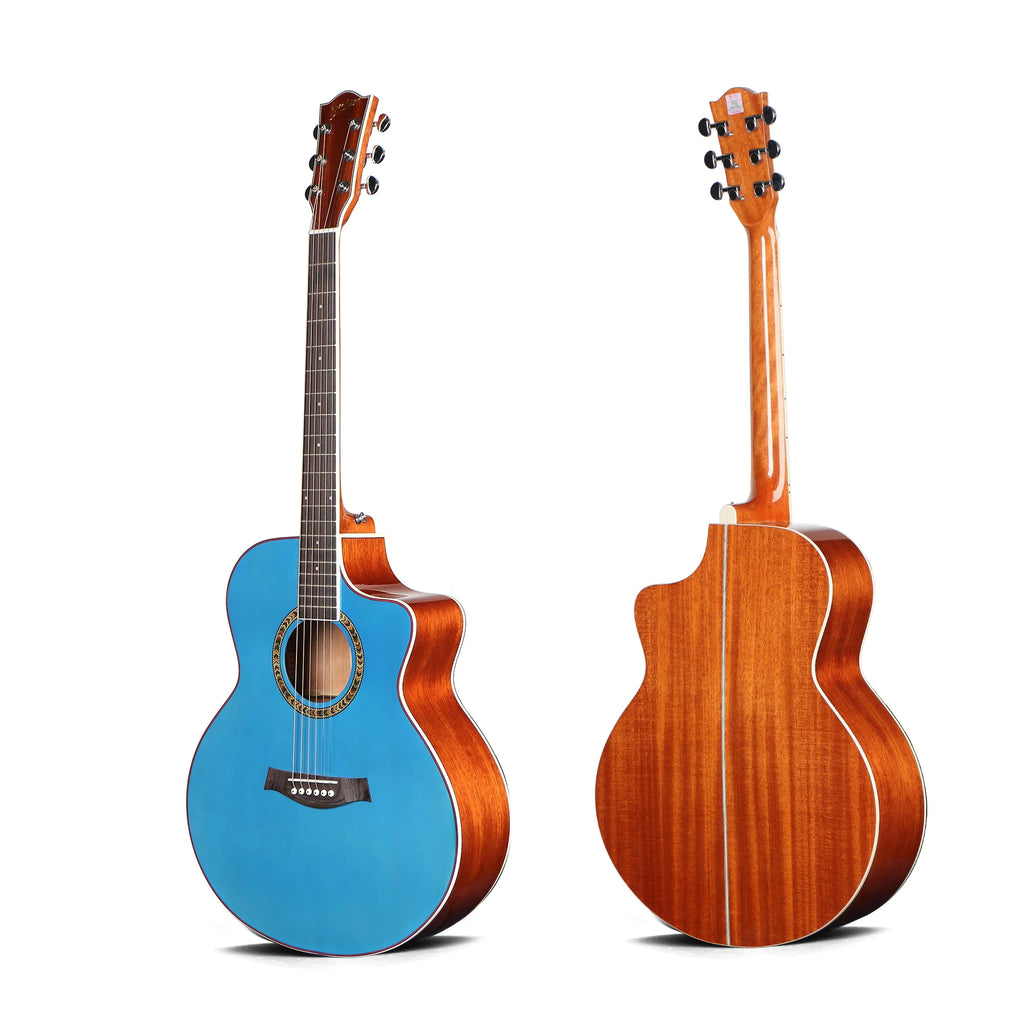 JF body different colors top spruce guitar high gloss acoustic guitar