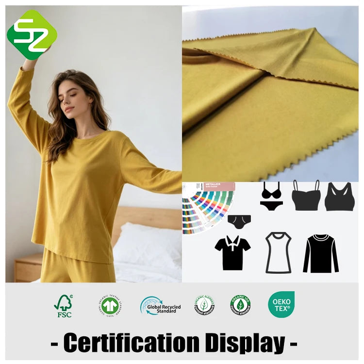 High-End Customized Eco-Friendly Soft Bamboo Jersey Fabric Certified Women's Extremely Comfortable Bikini Underwear/Briefs